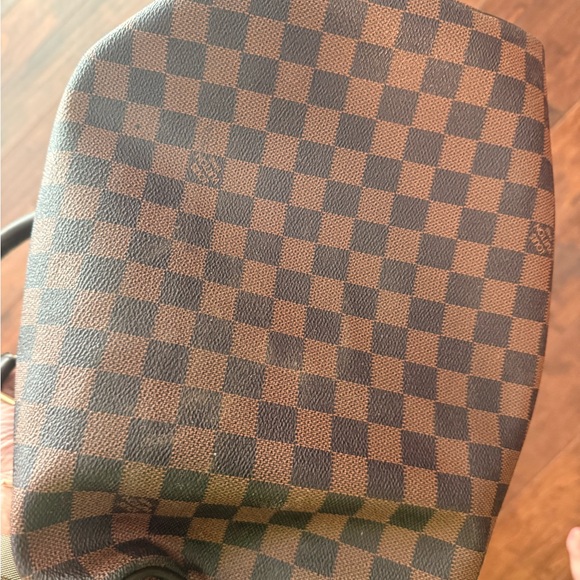 Brown Checkered Handbag - Picture 6 of 7